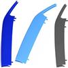 BizTech Inserti per griglia a clip compatibili con BMW Serie 1 — Mascherina decorativa per griglia a rene, set da 3 pezzi (F40 2020-2024)