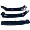 NLNPFGHVZY Spoiler frontali per auto Per Fiat Punto EVO 2010-2012 Auto Paraurti Anteriore Lip Spoiler Splitter 3 Pz Gloss Nero Mento Bodykit Trim Spoilers Paraurti Anteriore