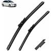 Autoyang Set spazzole tergicristallo anteriori per Mercedes Classe B W246 2012-2015