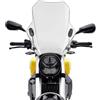RLGYY Parabrezza Motocicletta Universale Copri Parabrezza Schermo Con Lente Fumè E Deflettore Per VOGE TROFEO 350 500 AC