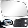 LbsAMP Vetro Specchietto Retrovisore Esterno Compatibile con Opel Astra G 1998-04 | Riscaldabile Specchietto Retrovisore con Opel Astra G Ricambio Asferico Lente di Retromarcia con Piastra di Montaggio Destro