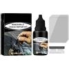 KOAHDE Liquido per Riparazione Vetri Auto,Auto Kit di Riparazione Parabrezza,Kit Riparazione Parabrezza Auto,Vanwoke Kit Riparazione Parabrezza Auto,20ml+lamella+film di indurimento*5