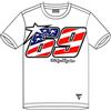 Pritelli T-Shirt Uomo Nicky Hayden #69, Bianco, Taglia M