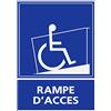 Supstick Adesivi Handicapé - Persone a mobilità ridotta Rampa d'accesso, 15 x 20 cm