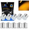 YM E-Bright EverBrightt 10-Pack Amber 1156 BA15S 1206 22SMD Led luce freno lampadina auto segnale di svolta luce lampada 12V