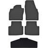Wielganizator Tappetini in gomma con tunnel compatibili con Skoda Scala, SOLIDTREAD | Compatibile con: Skoda Scala (2018-)