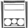 Mixabloem Set di 6 pannelli di copertura per cruscotto in fibra di carbonio per Golf 4 MK4 1999 - 2004 - Kit decorativo nero con nastro adesivo, rivestimento antigraffio