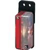 HELLA 2XS 005 020-011 Luce permietrale - 12/24V - Montaggio, esterno - Colore diffusore luce: cristallino/rosso - Attacco laterale