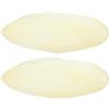 Hemobllo Pelli di Ricambio per Tamburo Africano 350mm, 2 Pezzi | Pelle di Capra Bianca, Superficie Delicata e Naturale, Leggera e Resistente, Accessorio per Sostituzione Tamburo
