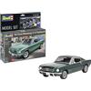 Revell Modellino 1965 Ford Mustang 2+2 Fastback | Design classico | corpo fedele ai dettagli, motore e interno autentico | Include colla e pennello