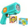P PANACARE PANACARE Pistola per bolle di sapone per bambini, 10.000+ bolle/min | Con soluzione per bolle di sapone, luce LED, regalo per bambini/compleanno/festa/matrimonio