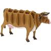 Fridolin Modello di carta 3D mucca, marrone