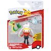 Pokémon Confezione da 3 personaggi da battaglia PKW4558, Magnemite, Snivy e Raboot, giocattolo ufficiale Pokemon, per bambini dai 4 anni in su