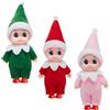 YAAVAAW 3 Pezzi di Bebè Elfo di Natale, Pupazzi di Elfo di Natale per Bambini e Bambine, Regalo per Calze di Natale, Giocattoli Innovativi della Tradizione, Per Divertimento Familiare Festivo, Regali