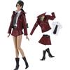 Codulu Vestiti per bambole da 11,5 pollici-Completi-#93-F | 4 pz/set,giacca in pelle camicie gonna stivali,bambola americana 30cm,bambola BJD 1/6,regalo per bambini