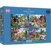 Gibsons Flora & fauna: 4x500 pieces