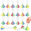 Fentar 20 Cubo di Rubik Mini Piramidale, Piccoli Rompicapi con Portachiavi Bambini | Antistress Logico, Ciondolo Portatile, Idea per Bomboniere Party e Regali, per Feste, Giochi da Tavolo, Premi e Omaggi
