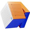 Bokefenuo Cuber Moyu Meilong 10x10 V2 Speed Cube 69,5 mm Professional Competition without Sticker MoFang JiaoShi 10x10x10 V2 Magic Puzzle Cube