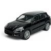 Generic Welly - Modellino di auto compatibile con Porsche Cayenne III PO536, colore nero, terza generazione a partire dal 2017, scala 1/24, 1:24, in metallo