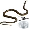 Generico Scherzo Con Serpente Finto - Effetto Look Spaventoso, Set Di Clip Per Scherzo Da Golf Cobra In PVC Morbido, Articolo Per Risate Con Linea Invisibile Da 100 M, Forniture Per Decorazioni Per Feste Di Ha