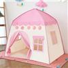 Generico Tenda Casetta per Bambini con Luci LED a Sfere in Cotone, Casa da Gioco per Interni ed Esterni