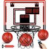 OSDUE Canestro Basket da Camera, Mini Canestro Basket Kit Baskets Interno Tabellone Elettronico Interno Canestros Baskets con 3 Palline Tabellone Elettronico
