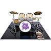 Music Legends Collection Mini Drum kit realizzato per Purple rock music lengends collectors miniature rock 25cm model scale 1:4 collectible box set batteria modellino da collezione size dolls