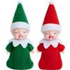 YAAVAAW 2 Pezzi di Bebè Elfo di Natale, Pupazzi di Elfo di Natale per Bambini e Bambine, Regalo per Calze, Giocattoli Innovativi della Tradizione, Per Divertimento Familiare Festivo