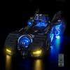 BrickBling Kit di luci con telecomando compatibile con Lego 76355 Batmobile | (senza modello), set di illuminazione a LED, montaggio semplice e illuminazione stabile, regalo perfetto per le feste