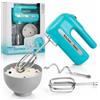 Generico Frullatore Giocattolo per Bambini Frusta Elettrica Elettrodomestici Giocattolo Planetaria Impastatrice Rosa Azzurro Funzionante Elettrodomestici Giocattolo Mixer Blender Set Accessori Cucina (azzurro)