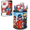Ravensburger - Puzzle 3D Miraculous, Portapenne 57 Pezzi, Bambini 6+ Anni | Puzzle 3D portapenne Miraculous da 57 pezzi, gioco creativo e divertente per bambini dai 6 anni, ideale come idea regalo.
