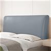 BUAOGDVG Copritestiera Letto Matrimoniale Ecopelle Copri Testata Letto | Una Piazza E Mezza Elastica Universale Copertura per Testiera per Letto Protezione(Gray,1.5-1.7m)