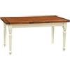 Biscottini Tavolo legno massello 160x90 cm | Tavolo allungabile cucina artigianale Made in Italy