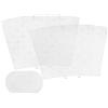 BESTOMZ Rete Plastica Pretagliata a Forma di Tote per Borse Uncinetto | Foglio Bianco 40, 50x29, 50x26, 60cm, Bordo Liscio, Struttura Rigida Leggera per Progetti Creativi