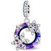 LONGLUCK Ciondolo in argento Sterling 925 per braccialetti e collane con zirconi 5A, regalo per donne