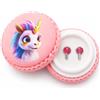 BCLABS BC Labs - Orecchini da bambina e donna, ipoallergenici, in acciaio inox senza nichel, regalo originale con scatola macaron, idea regalo per compleanno, comunione e San Valentino