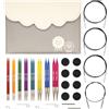 KnitPro Set deluxe con punte circolari intercambiabili KnitPro, Trendz, 3.50-8.00mm