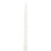 Cereria Di Giorgio - 3 Candele Tortiglione - Ø 2.2 cm h. 21 cm - Bianco Cloud
