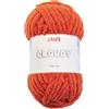 Stafil Cloudy Filato Ciniglia Extra Morbido per Amigurumi Giganti, Gomitolo da 200 g e 60 m, Ø 10 mm, Colore Arancio