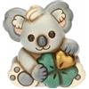 THUN - Mini koala Sidney portafortuna - ceramica - Collezione Animali - 5,5 x 4,1 x 5,6 cm