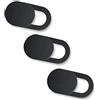 AYPOHU 3pcs Copertura Della Macchina Fotografica Diapositiva Webcam Ampia Compatibilità Sottile Per Computer Smartphone Laptop P