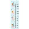 emmevi Metro Parete Misura Crescita Bambini in PVC 36x120 Cm Righello Grafico Altezza Muro Bimbi DIS_G