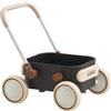 Kidpop PULA Carrello Primi Passi, Girello per Bambini, 7-36 Mesi, Nero | carrello con ruote portatutto, carrello portaoggetti multiuso per bambini, gadget compleanno bambini, portata 15 kg