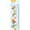 emmevi Metro Parete Misura Crescita Bambini in PVC 36x120 Cm Righello Grafico Altezza Muro Bimbi DIS_C