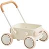 Kidpop PULA Carrello Primi Passi, Girello per Bambini, 7-36 Mesi, Bianco | carrello con ruote portatutto, carrello portaoggetti multiuso per bambini, gadget compleanno bambini, portata 15 kg