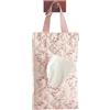 Starnearby Porta Salviettine Umidificate da Borsa Trapuntata per Neonati, Pochette Porta Salviette, Astuccio Porta Salviette, Borsa per Salviette Umidificate da Viaggio per Passeggino e Auto (Rose a)