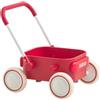 Kidpop PULA Carrello Primi Passi, Girello per Bambini, 7-36 Mesi, Rosso | carrello con ruote portatutto, carrello portaoggetti multiuso per bambini, gadget compleanno bambini, portata 15 kg