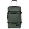Eastpak Bagaglio a mano morbido Eastpak Transit'r S 42L Bagaglio da cabina leggero con 2 ruote e lucchetto TSA Tarp Forest