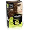 Llongueras Colore Advance Tintura Capelli Donna Colorazione Permanente 100% Copertura Anche Nei Capelli Grigi Resistenti - Tonalità 6.34 Biondo Scuro dorato rame