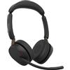 Jabra Cuffia con microfono Jabra Evolve3 65 Auricolare Wireless A Padiglione Ufficio USB tipo Bluetooth Nero [36599-989-989]